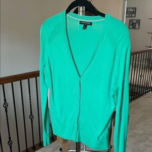 Banana Republic Factory Vibrant Green Cardigan